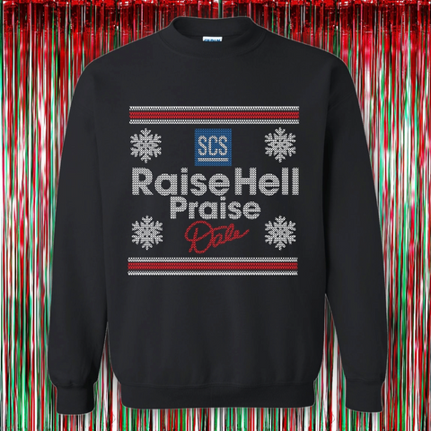 Raise Hell Praise Dale Christmas Sweater