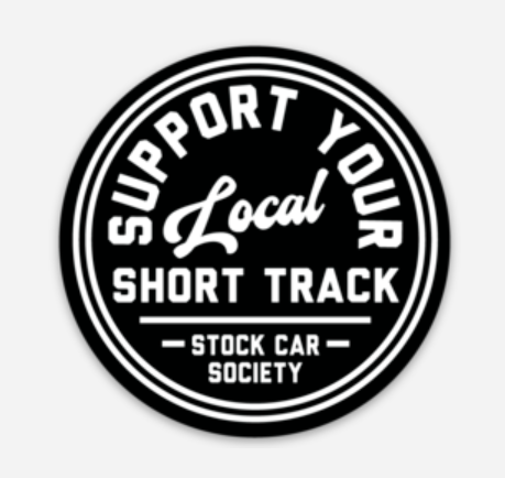 Support Your Local Short Track Sticker